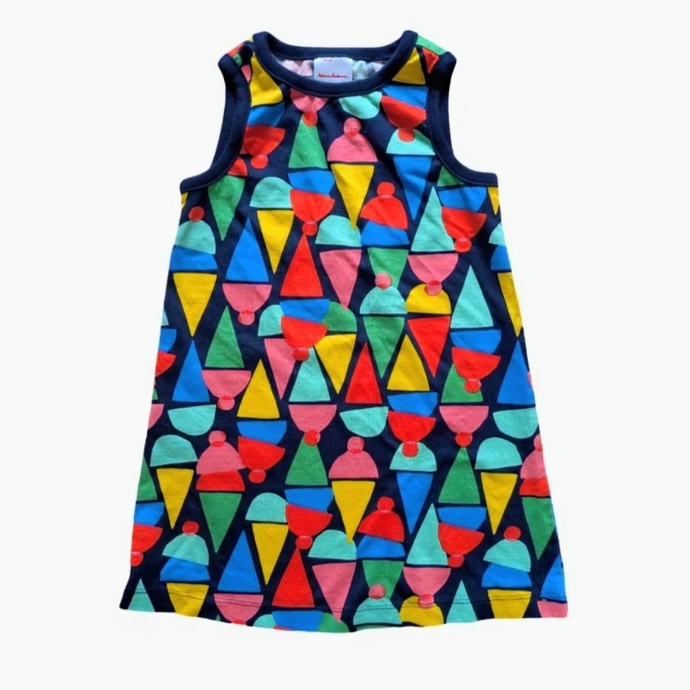 Hanna Andersson Ice Cream Cone Sleeveless Tank Dress - Size 3T